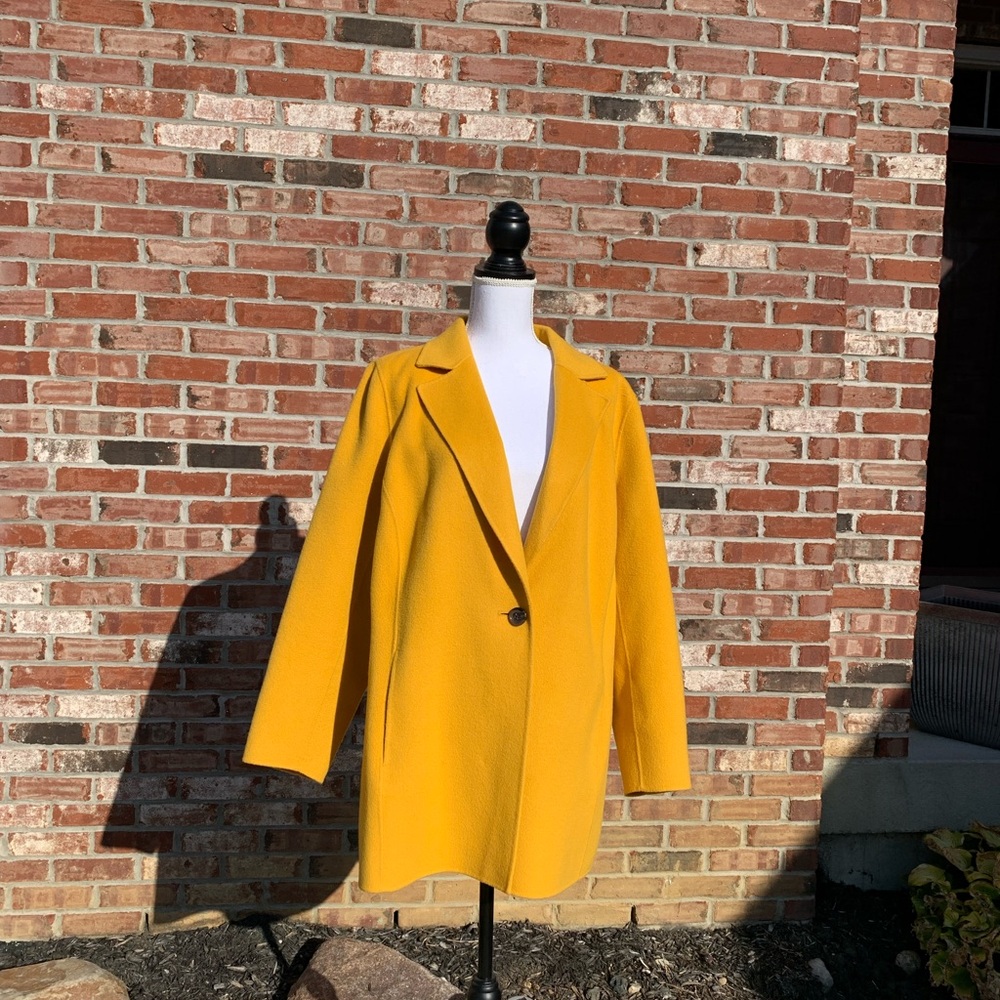 Talbots Vibrant Yellow Blazer
